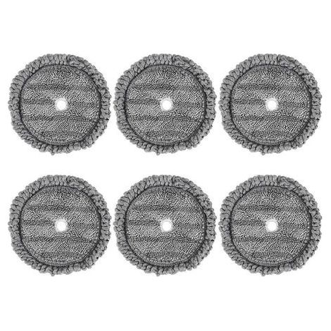 Lot de 6 lingettes de rechange pour balai vapeur LG A9, robot aspirateur laveur de sols. (1/5)