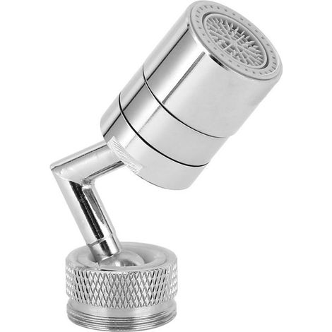 Tête de robinet universelle G1/2 avec buse de pulvérisation à économie d'eau à 720 degrés pour cuisine et salle de bain (1/3)