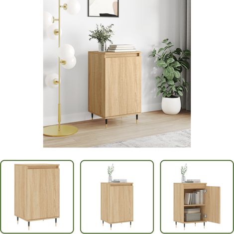 Sonoma-Eiche - Sideboard Sonoma-Eiche 40x35x70 cm Holzwerkstoff (1/5)