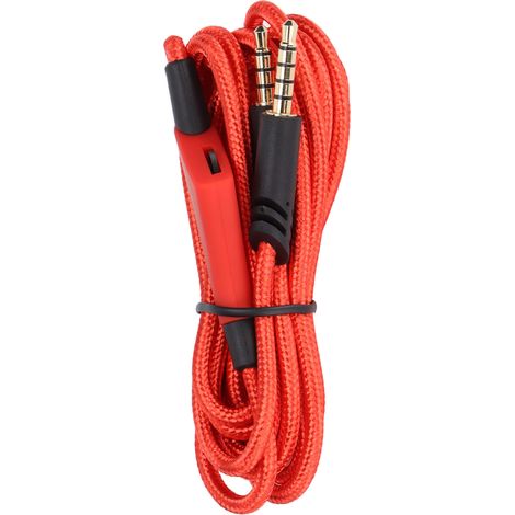 Ersatz-Audiokabel mit integrierter Lautstärkeregelung für Astro A10 und A40TR Gaming-Headsets (rot) (1/5)
