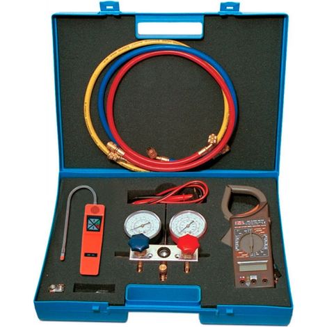 Maleta para frigoristas inst. frío R-22, R134a,R-404A y R-407C