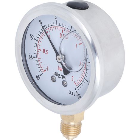Manomètre radial Y60 1/4BSP 2 bars PGGZ604 pour mesure de pression domestique (1/5)