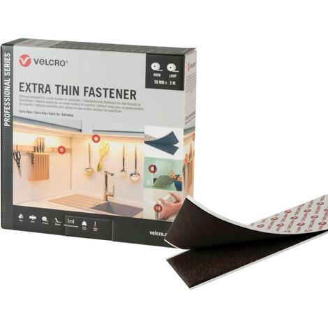 Klettband Extra Thin Fastener 50 mm (1/4)