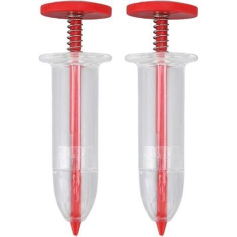 2 Pcs Manual Seed Dispenser Seeder Mini Seed Distributor Seed Sower Spreader Garden Planter Hand Seeder Tool Manual Seeder Garden Flower Plant Seeder Planter