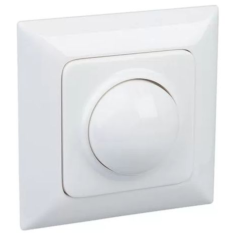 Legrand Abdeckung Drehdimmer Creo ultraweiß 776768 (1/2)