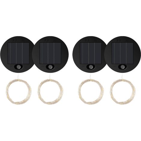 Set mit 4 Ersatzabdeckungen für LED-Solarlaternen im Außenbereich, wasserdicht nach IP65. (1/5)