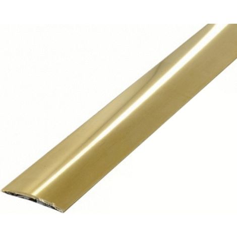 Dinac Premium Klebeabschlussleiste Messing Poliert 0,93 m