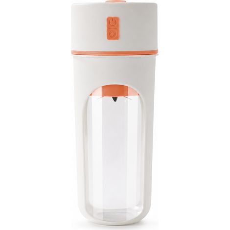 Blender Portable 480 ml Orange, Gobelet à Smoothies à 8 Lames pour Maison et Extérieur, Broie la Glace (1/5)