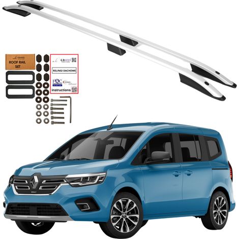 Barras de techo RENAULT KANGOO MK3 L1 SHORT 2022 - Aluminio duradero
