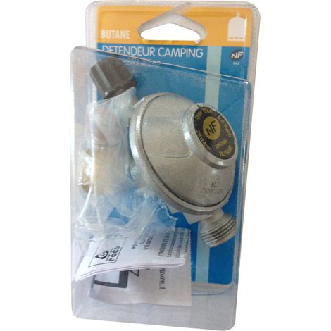 REGULADOR BUTANO CAMPING + BOQUILLA 0.5KG/H-28MB ADDAX NI1902C/02