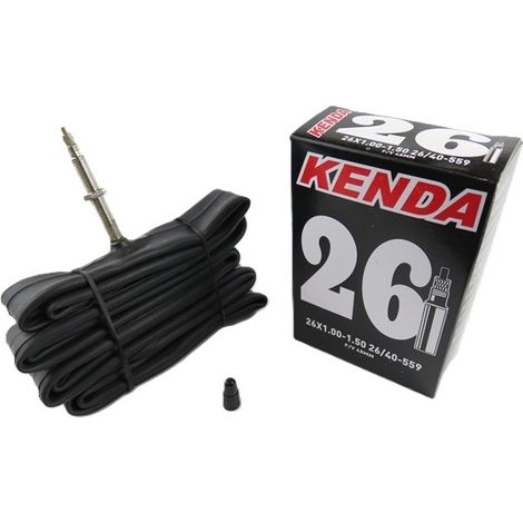 Fahrradschlauch 26x1.00/1.50 FV48 Kenda 26/40-559 Presta-Ventil City Road (1/3)