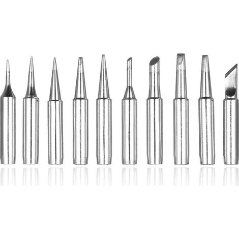 10pcs 900M Remplacement Pointes de Fer à Souder Kit Pannes à Souder Pour Hakko, Radio Shack, TENMA, ATTEN, rapide, Aoyue, Yihua Station de Soudure (1/5)