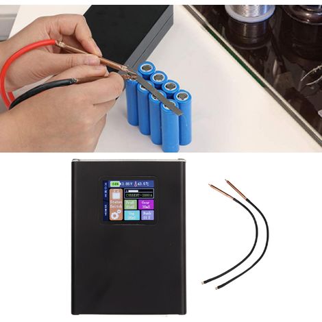 Soudeur par points avec 1,8 pouces écran LCD couleur réglable portable professionnel mini machine de soudage par points pour batterie,DUBUNS