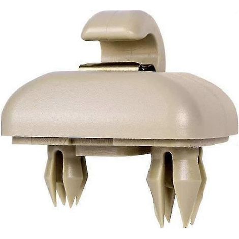 Support de fixation de pare-soleil automatique avec crochet et clip pour A1 A3 A4 A5 Q3 Q5 (8E0 857 562) A7 B6 (beige) (1/5)