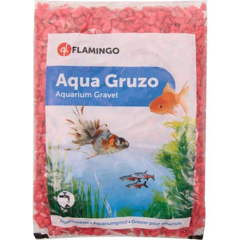 Gravier brillant neon rouge 1kg (1/4)