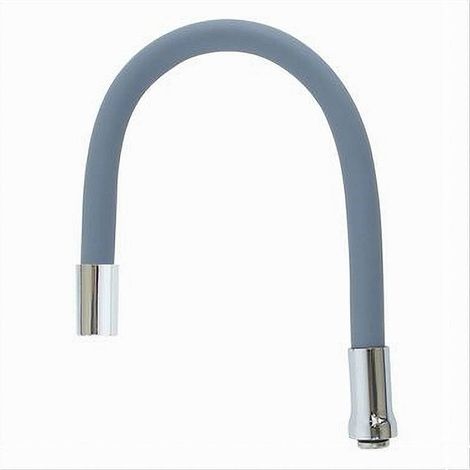 Cleafe - Canna Ricambio Tubo Flessibile Per Rubinetto Lavello Da Cucina Grigio 50cm 87507 - (1/2)