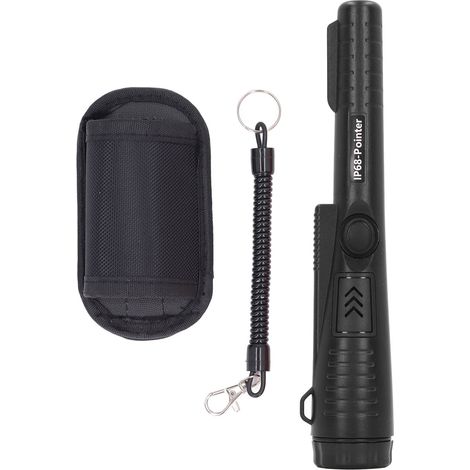 Jeffergarden Détecteur de métaux portable professionnel pour la chasse aux trésors d'or, outil de découverte pour enfants et adultes, noir