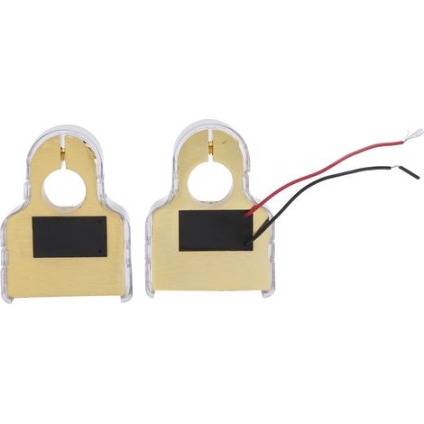 Kit de Connecteurs pour Bornes de Batterie avec Voltmètre Numérique, Compatible 0/4/8/10 AWG, Affichage Or