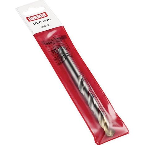 Foret hélicoïdal DIN 338 Type N A002S Ø7mm HSS profilé, brut/TiN, manchon en acier 4xD