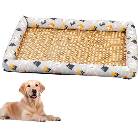 Hund Kühlmatte 2in1 Bett Waschbar Selbstkühlend rutschfest (AL). (1/5)