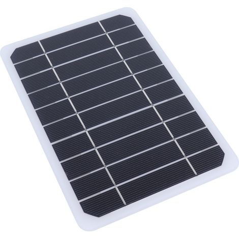 5W 5V monokristallines Solarpanel, Solar-Akkuladegerät für den Außenbereich, mobile Stromversorgung zum Laden von Mobiltelefonen (1/5)