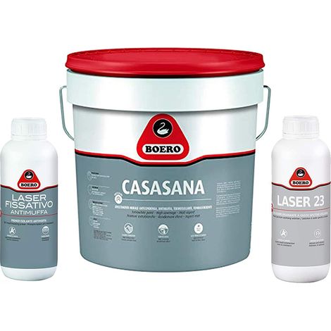 KIT BOERO CASASANA 14LT - LASER 23 1LT - LASER FISSATIVO 1LT