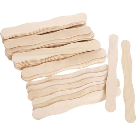 Poignées de Ventilateur Accessoires Polyvalents Décoratifs et Élégants en Bois Rond Lot de 100 pour Loisirs Créatifs et Mariages pour DIY (1/5)