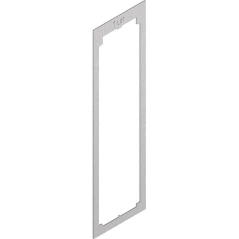 VIMAR - 41583 Adattatore per placca Flat 3M acciaio