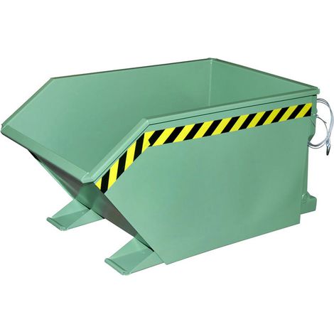 Bauer Kippbehälter GU 500, lackiert, Resedagrün