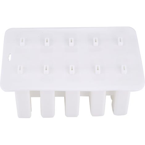 Eisform aus lebensmittelechtem Silikon, Eismaschine für Kinder, 4er-Set, weiß, sommerlich, BPA-frei, leicht zu entformen (1/5)