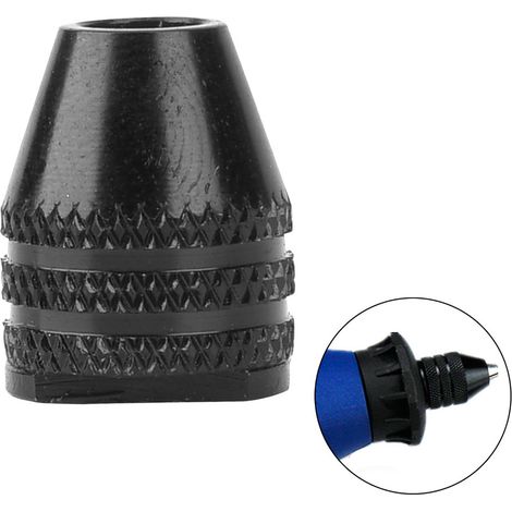 Mandrin à 3 mors adaptateur convertisseur 7mm pour visseuse perceuse électrique (queue courte) (1/5)