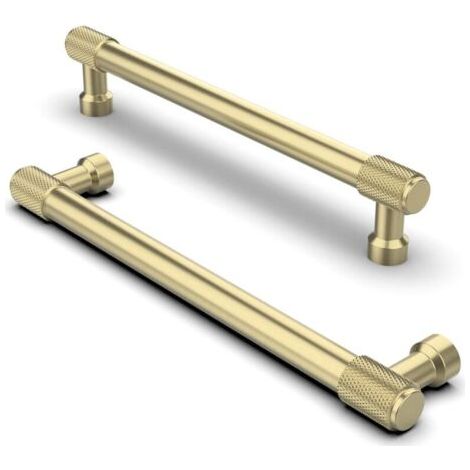 Poignées de Meubles Laiton - Espacement des Trous de 160 mm pour Placard, Cuisine et Tiroir (2 Pièces)