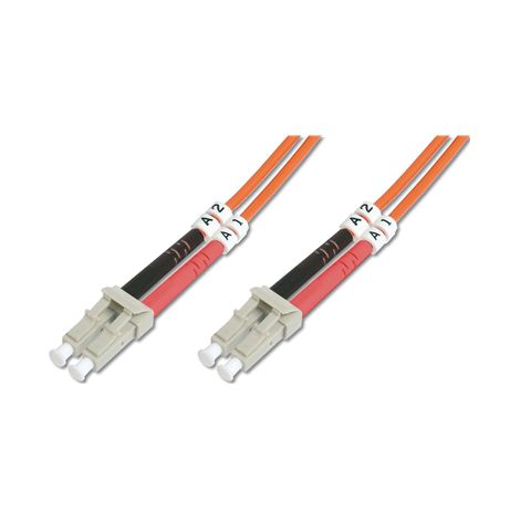 Digitus  Câble cuivre  Fibre optique  Connecteur mâle  LC multimode  Connecteur mâle  LC multimode  Orange  3 m (1/5)