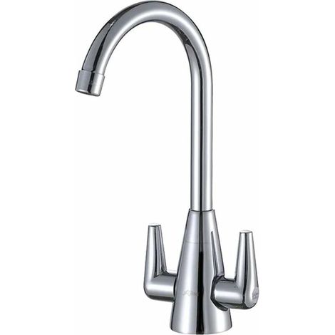 Kitchen Mixer Tap Mixer Basin Faucet Double Handle Hot and Cold Water Faucet Single Hole Faucet Taps Copper Kitchen Faucet Double Switch Basin Faucet (1/5)