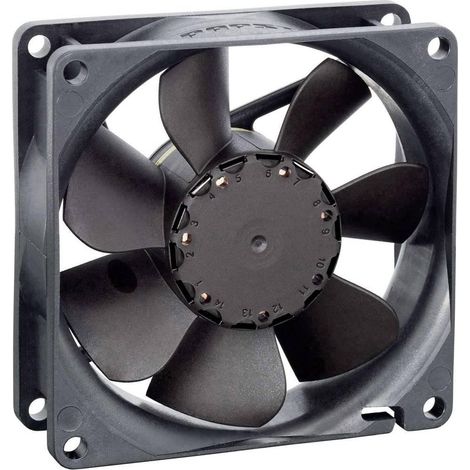 ebm-papst 8412NGH ventilatore assiale nero 80x80x25 mm