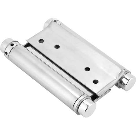Paumelle à ressort double action en acier inoxydable 3 pouces pour porte, quincaillerie de porte réversible (1/5)