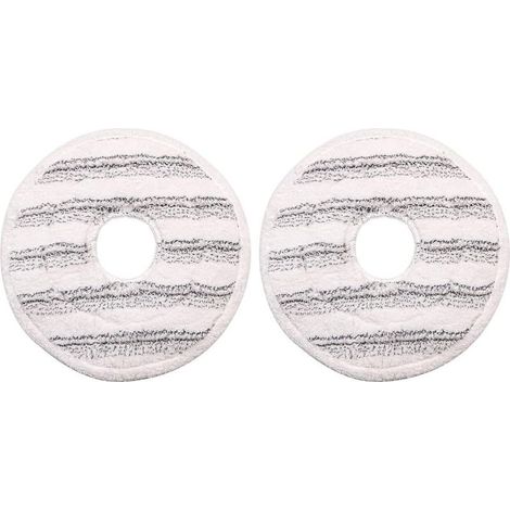 Lot de 2 têtes de vadrouille de Rechange pour Spin and Clean Mop Recharge de vadrouille en Microfibre Lavable pour Le Nettoyage des sols (1/4)