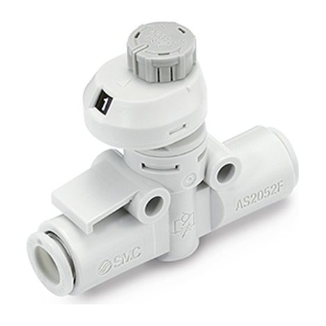 Commande de vitesse SMC AS, 6mm ( Prix pour 1 )
