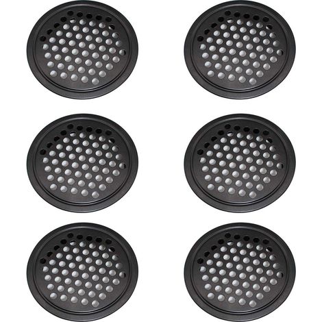6 Pièces Grille de Ventilation en Acier Inoxydable, Grille de Ventilation L'armoire- 60 mm Grille Ventilation Ronde Peut être Utilisé Dans le Garage, Salle de Bain la Chambre (1/5)