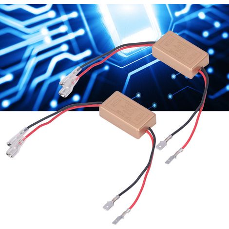 Faisceau de câblage pour conversion LED de contrôleur de feux de circulation H1, contrôleur de stroboscope LED, relais de stroboscope pour phares et feux de brouillard (1/5)