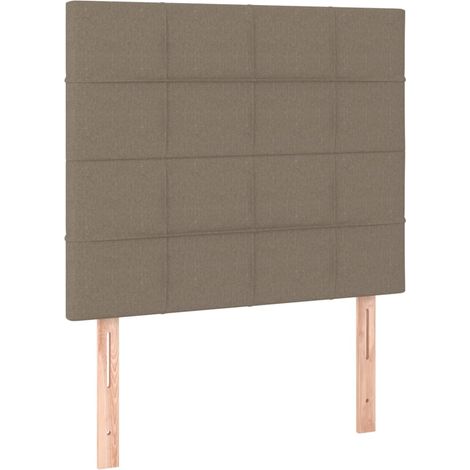 Maison Exclusive - Cabecero de cama gris topo 90x5x118/128 cm Tel