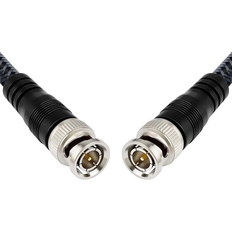 Câble Coaxial BNC Mâle 75ohm RG-6/U 20M, Cordon Vidéo à Faible Perte de Blindage à Faible Perte pour analyseur d'antenne, radio CB, caméra de vidéosurveillance de sécurité, DVR (1/5)