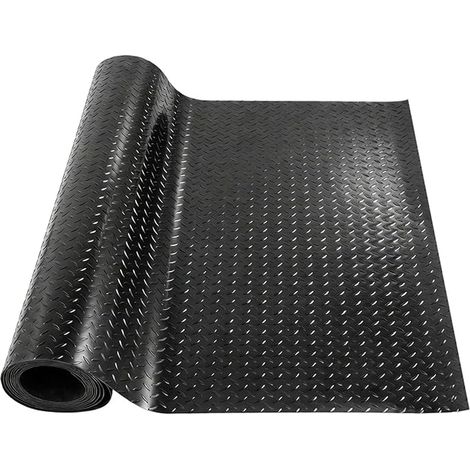 Tapis de protection de sol en caoutchouc antidérapant garage, atelier, cave, surface antidérapante, imperméable et facile à nettoyer (1/5)
