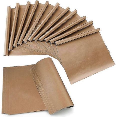 Papier de transfert thermique compatible avec les feuilles de PTFE, 18 feuilles par paquet, antiadhésif, papier de transfert thermique 12 pouces x 16 pouces, support de traitement résistant à la chale (1/5)