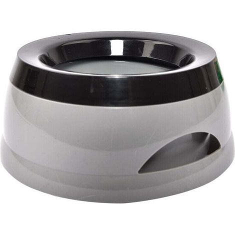 Distributeur d'eau pour Chien Antidérapant Bol d'eau pour Chien Anti Débordement de Flottabilité, Gamelles de Voyage Amovible Gamelle à Eau pour Animal Domestique Gris (1/4)