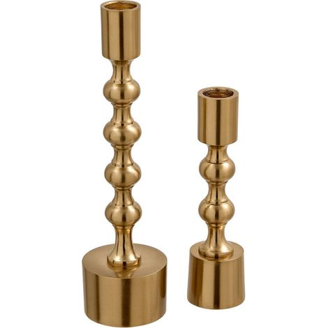 Lote de 2 candelabros Tao de 23,5 cm de altura - Atmosphera créateur d'intérieur (1/2)