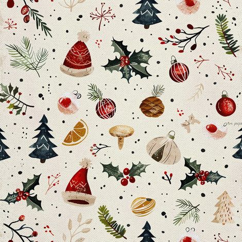 Tela decorativa para exteriores Oxford - Motivo navideño  DX1876 (1/5)