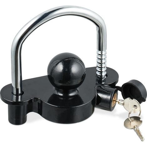Antifurto per rimorchio pratico installazione rapida sicurezza ottimale 50 mm in acciaio nero 130013818