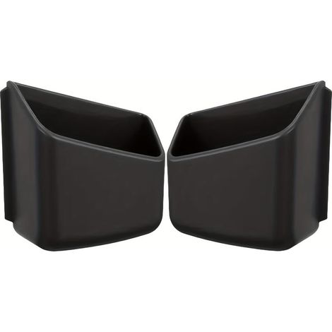 1 lot d'accessoires d'intérieur de voiture pour compartiment de rangement de portière de voiture, poche latérale de voiture, lunettes de soleil, téléphones portables, clés et petits objets (noir) (1/5)