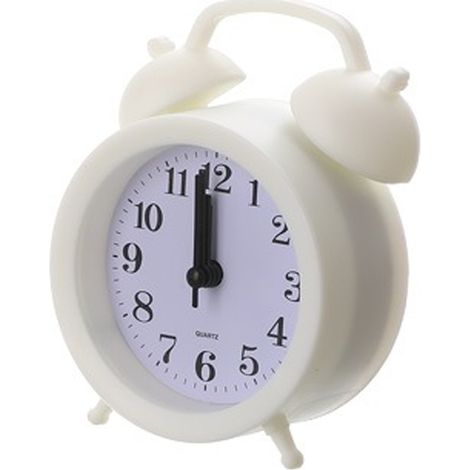 Réveil Analogique - Mouvement Quartz Précis - Cadran 3D Lisible - Fonction Réveil Puissant Sans Snooze - Pour Adultes Enfants Chambres Bureau - 1 Pièce (1/5)